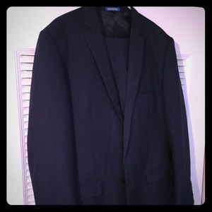 Navy blue suit by Monaco